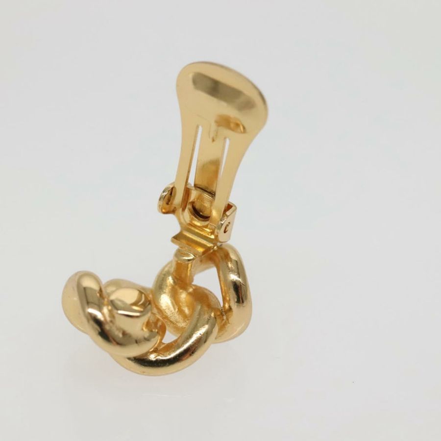 【日本直送】Christian Dior 耳環 金屬 金 Auth bs29162-4