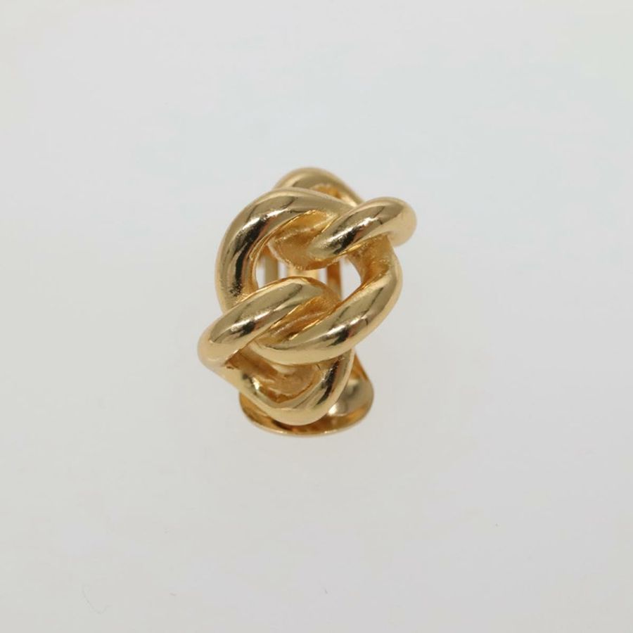 【日本直送】Christian Dior 耳環 金屬 金 Auth bs29162-5