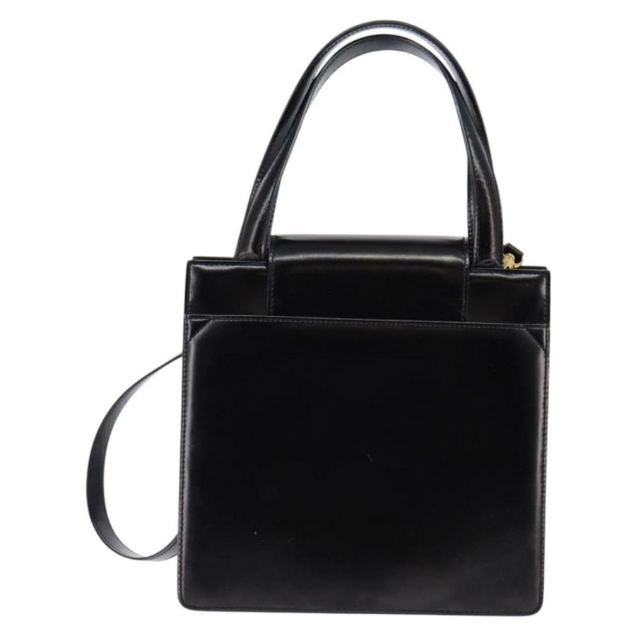 【日本直送】寶格麗 (BVLGARI) 皮革手提包 2way 金色 黑色 正品 bs29102-1