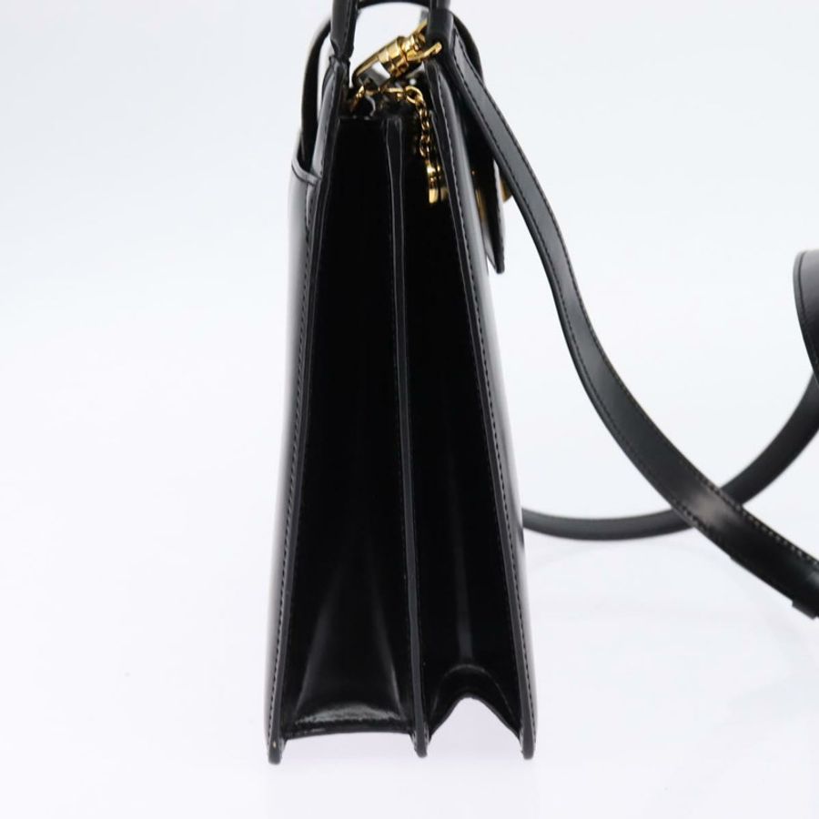 【日本直送】寶格麗 (BVLGARI) 皮革手提包 2way 金色 黑色 正品 bs29102-2