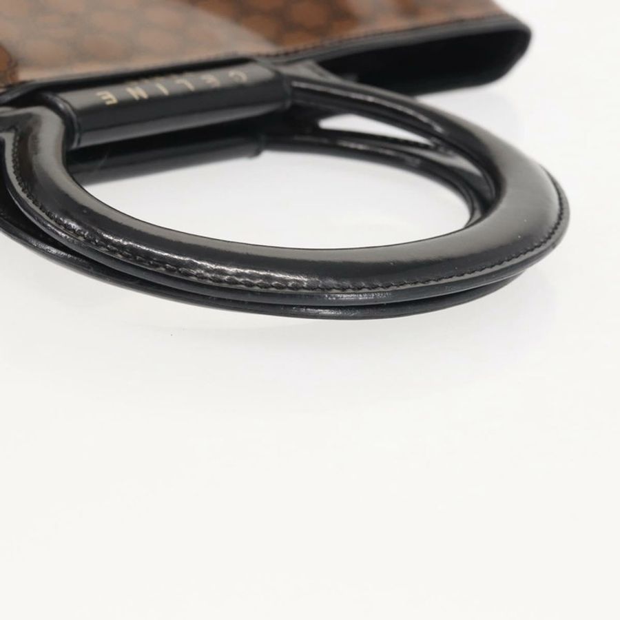 【日本直送】CELINE Macadam帆布手袋 棕色金色 正品 142800-6