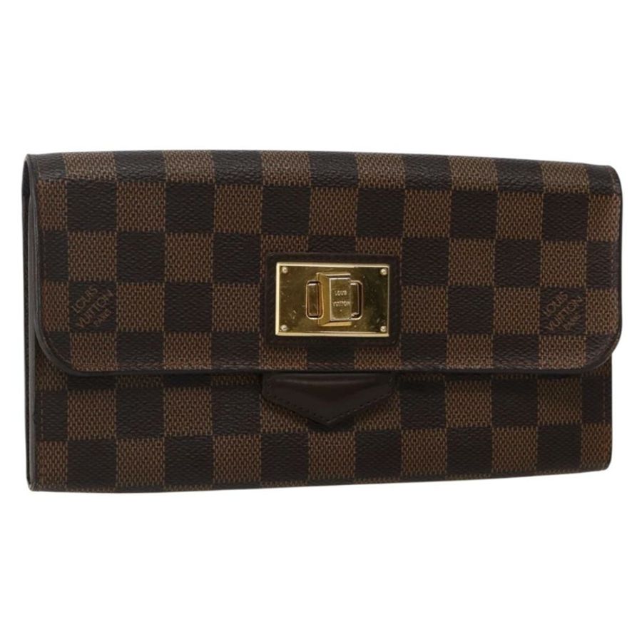 【日本直送】路易威登 Damier Ebene Portefeuille Roseberry 長皮夾 N63017 正品 130095-0