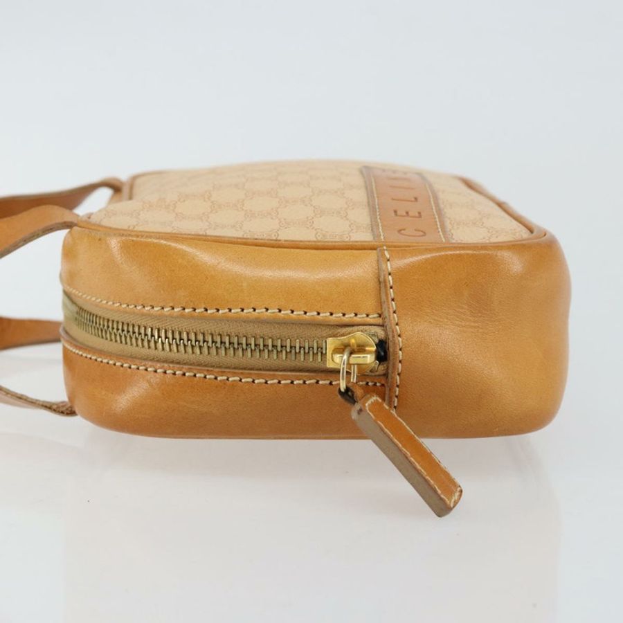 【日本直送】CELINE Macadam帆布手提包 PVC 米色 金色 正品 142798-3