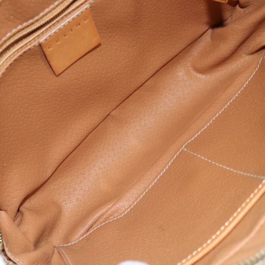 【日本直送】CELINE Macadam帆布手提包 PVC 米色 金色 正品 142798-10