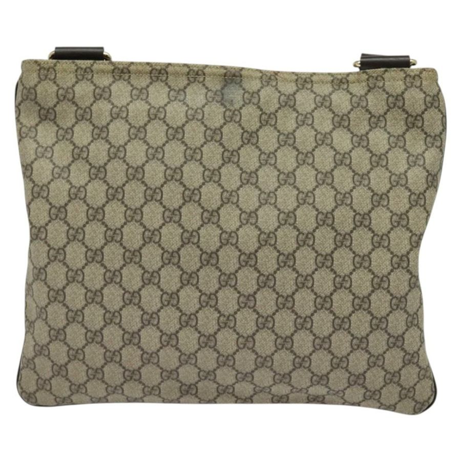 【日本直送】GUCCI GG Supreme 單肩包 PVC 米色 金色 201446 正品 ep10294-1