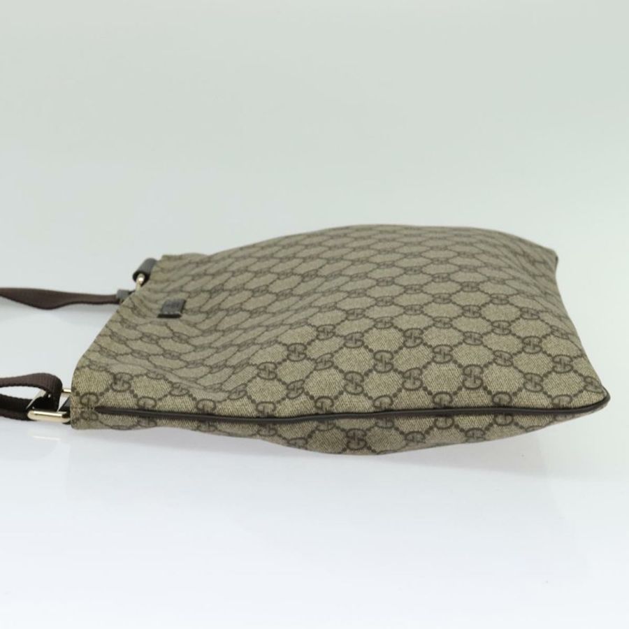 【日本直送】GUCCI GG Supreme 單肩包 PVC 米色 金色 201446 正品 ep10294-2