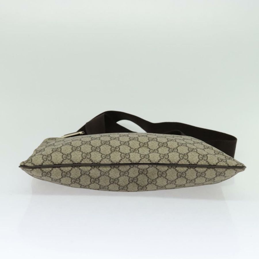 【日本直送】GUCCI GG Supreme 單肩包 PVC 米色 金色 201446 正品 ep10294-4