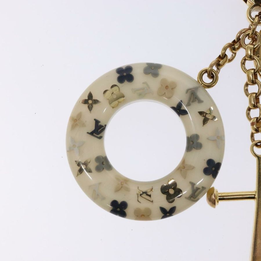 【日本直送】路易威登 Porte Cles Marina 手袋吊飾,金色,塑膠材質,型號 M66141,LV 正品,編號 138908V-4