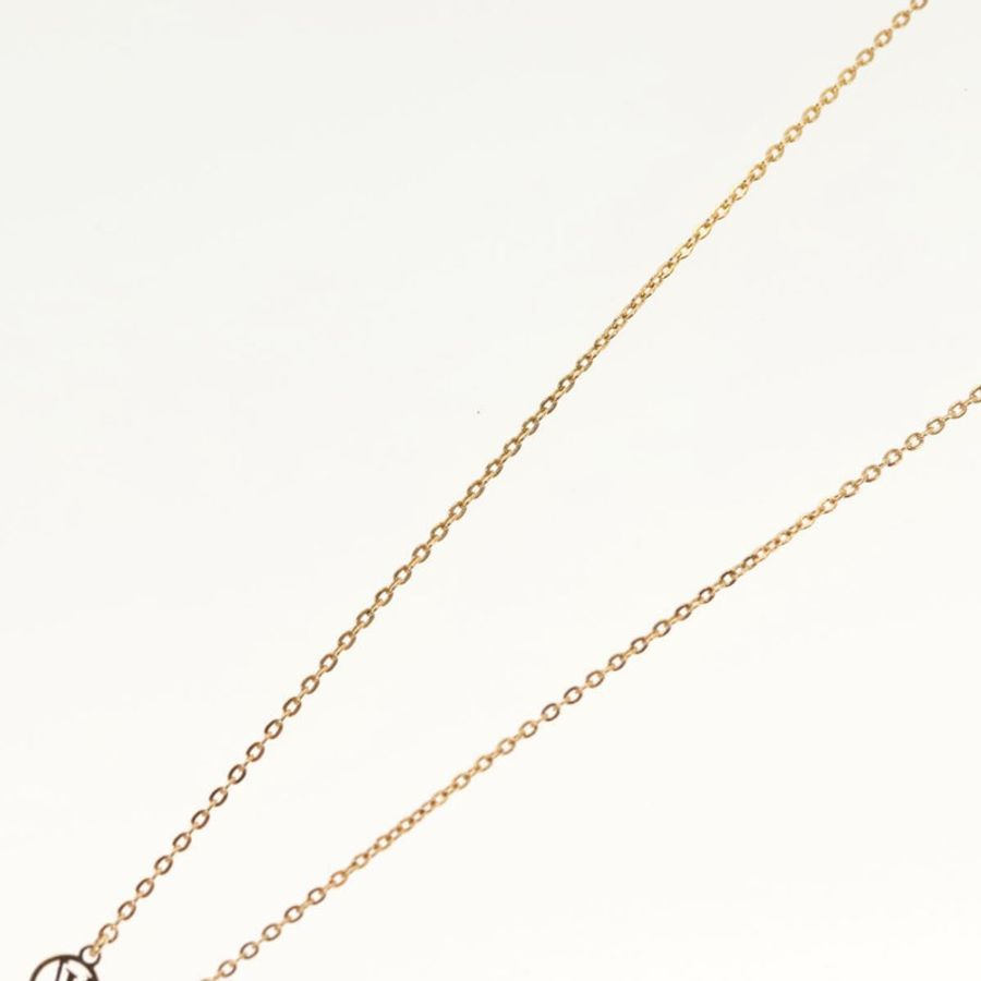 【日本直送】路易威登 Nanogram Collier Precious 項鍊,金屬金色,型號 M63141,正品編號 138918-12