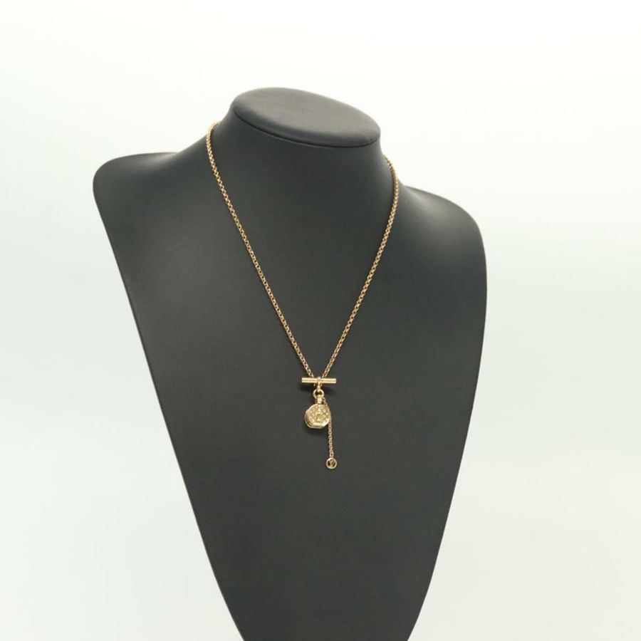 【日本直送】路易威登 Collier LV Tribute 項鍊 金屬金 M00569 LV Auth 138912-10