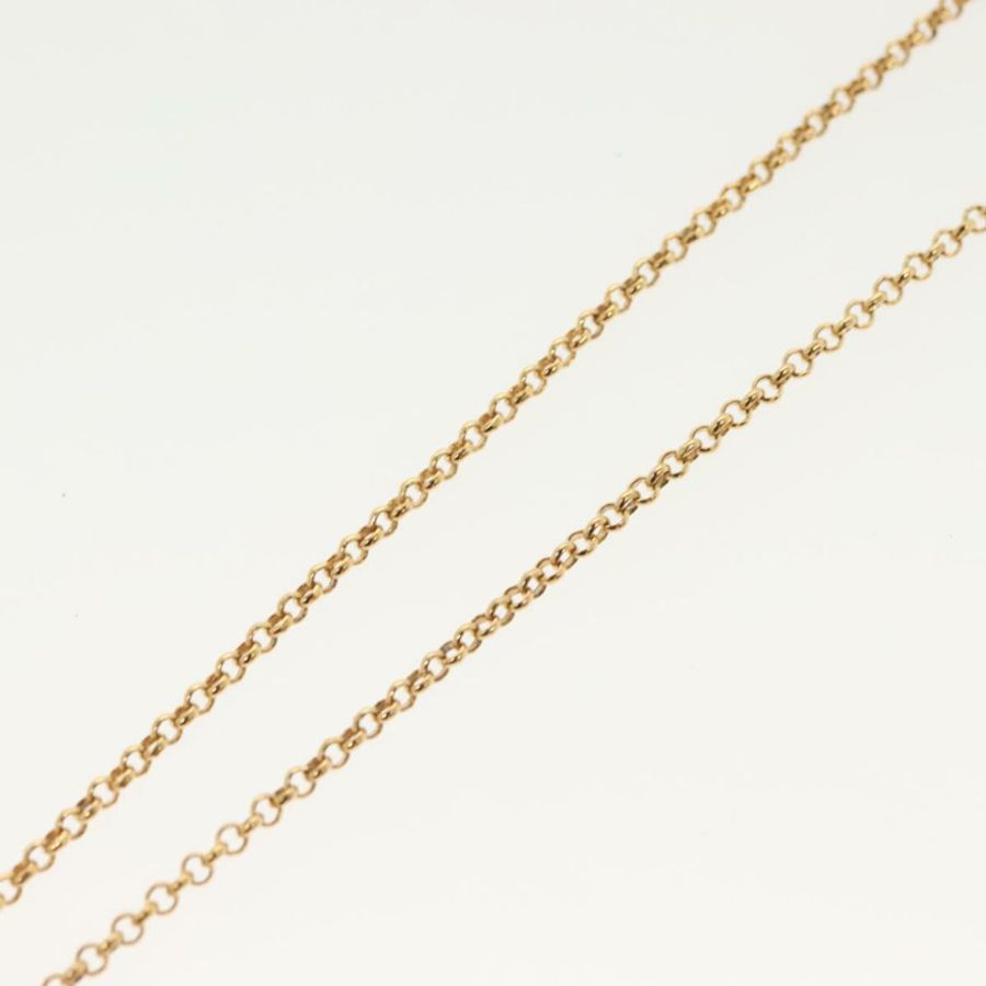 【日本直送】路易威登 Collier LV Tribute 項鍊 金屬金 M00569 LV Auth 138912-13