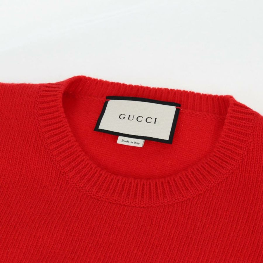 【日本直送】GUCCI迪士尼聯名針織羊毛上衣 XL 紅色 正品 139000-4