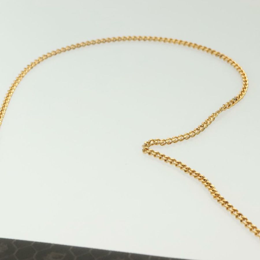 【日本直送】Christian Dior 蜂巢帆布鏈條單肩包 PVC 黑色金色 正品 BA4863-7