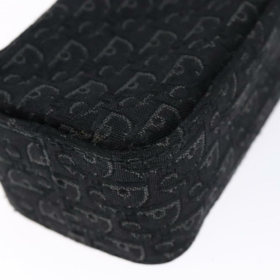 【日本直送】Christian Dior Trotter帆布肩背包 黑色 銀色 正品 135238-14