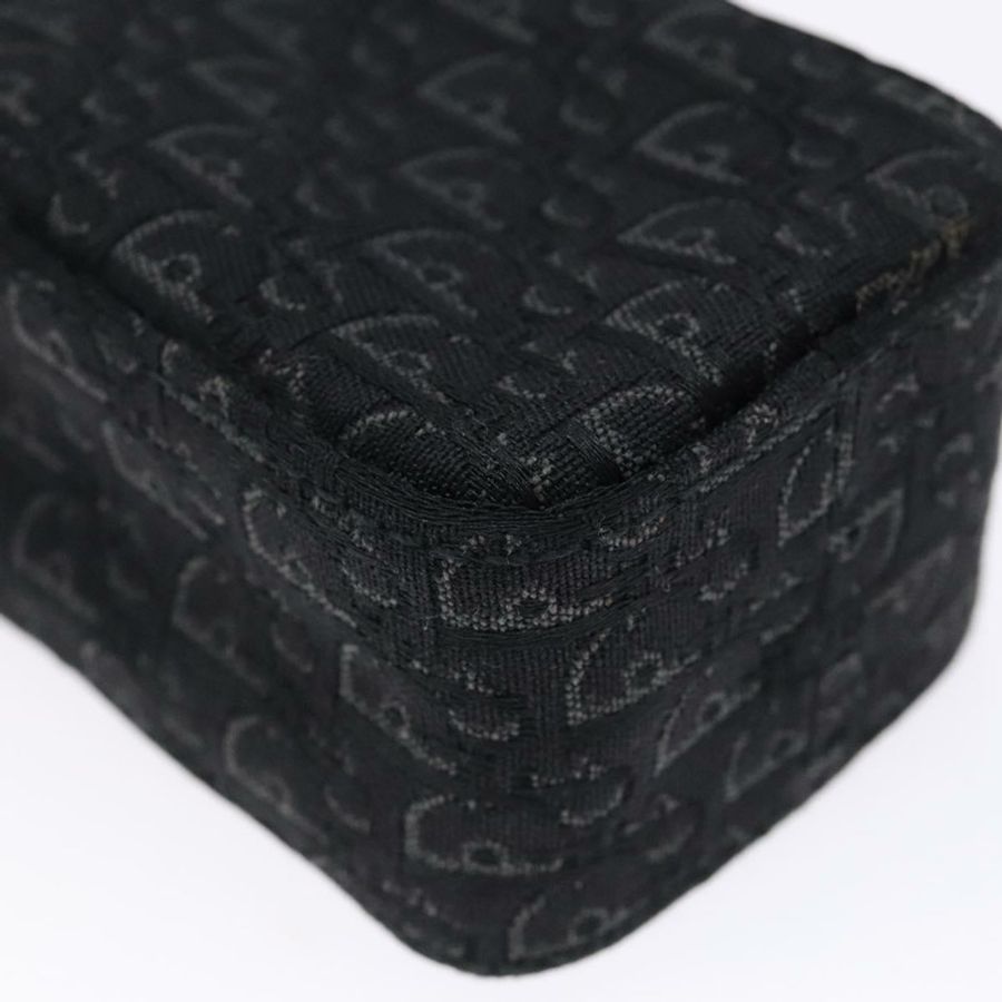 【日本直送】Christian Dior Trotter帆布肩背包 黑色 銀色 正品 135238-15