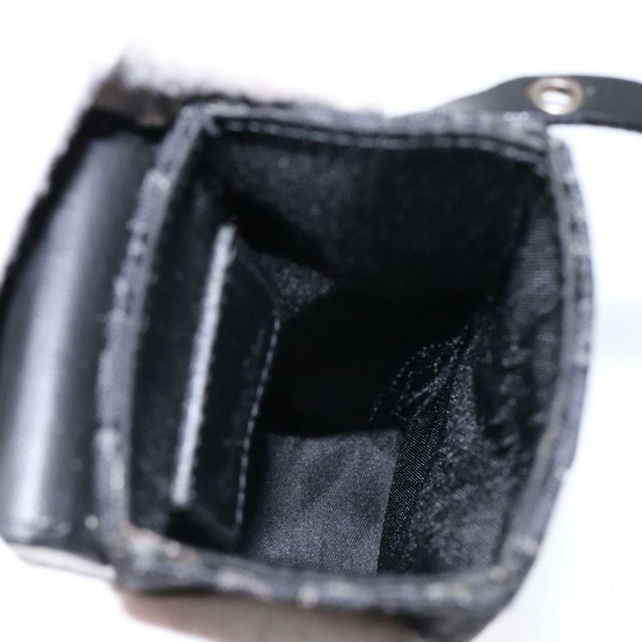 【日本直送】Christian Dior Trotter帆布肩背包 黑色 銀色 正品 135238-18