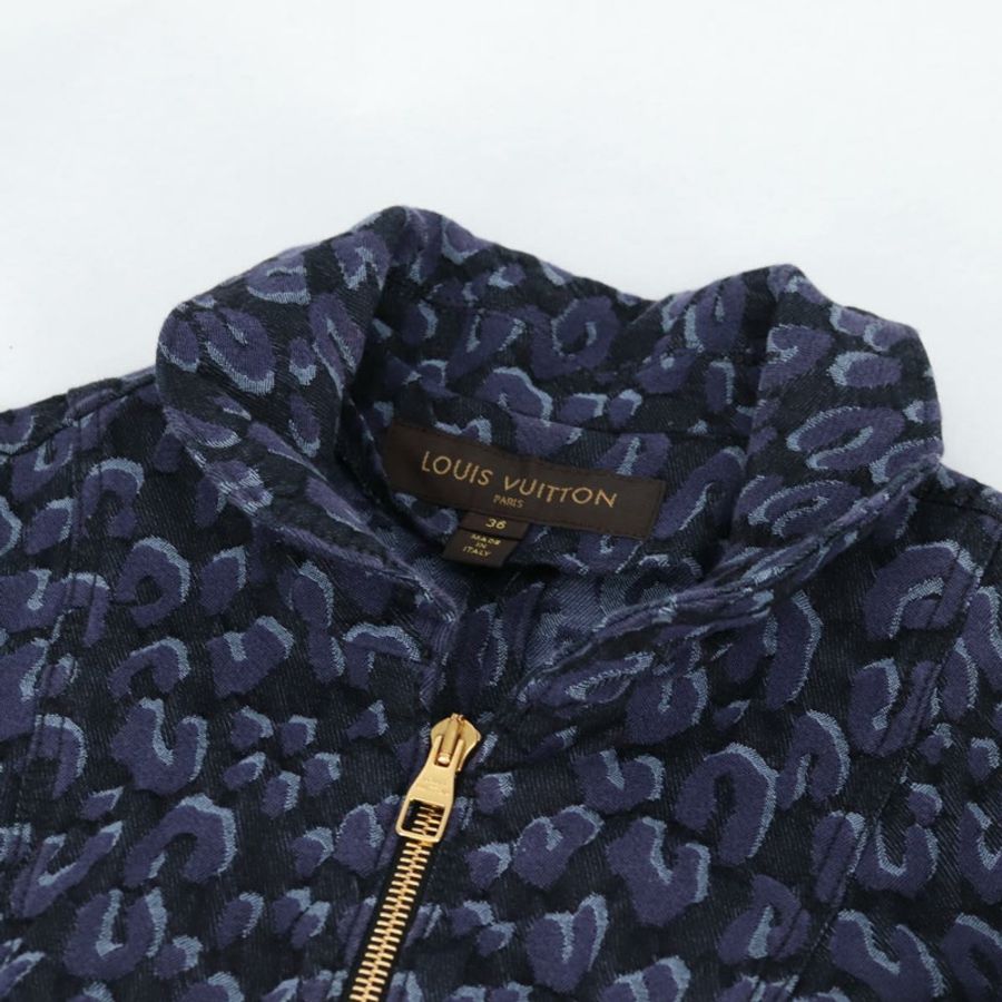 【日本直送】路易威登 (LOUIS VUITTON) 連身襯衫,牛仔藍,LV正品,貨號137475M-4
