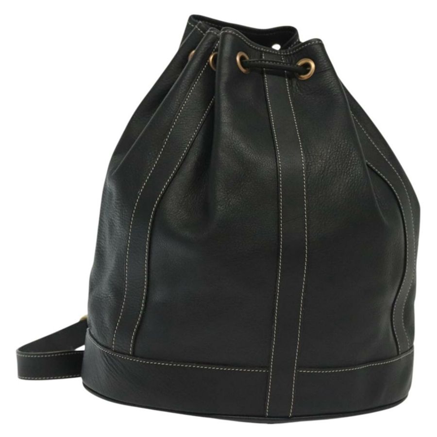 【日本直送】BALLY 黑色真皮單肩包 正品 BA5494-0