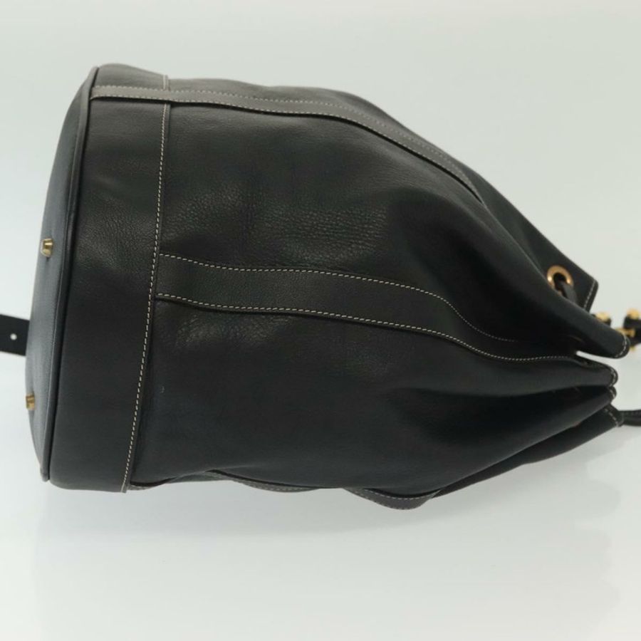 【日本直送】BALLY 黑色真皮單肩包 正品 BA5494-2