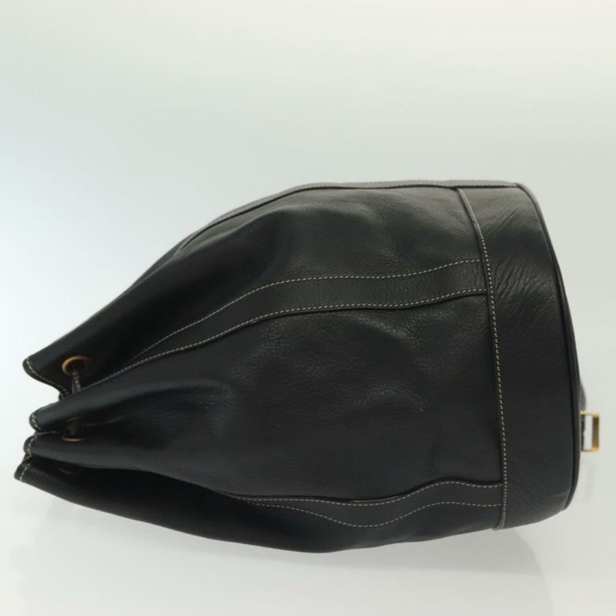【日本直送】BALLY 黑色真皮單肩包 正品 BA5494-3