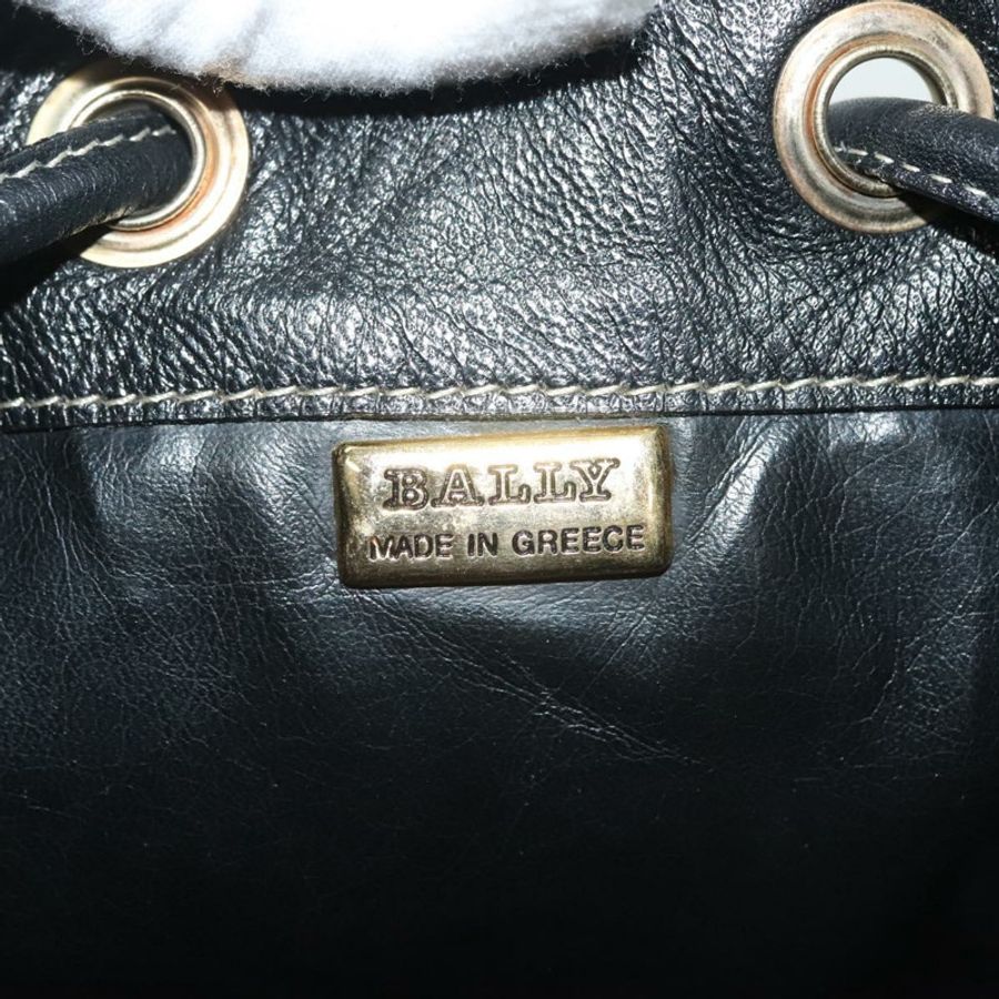 【日本直送】BALLY 黑色真皮單肩包 正品 BA5494-9