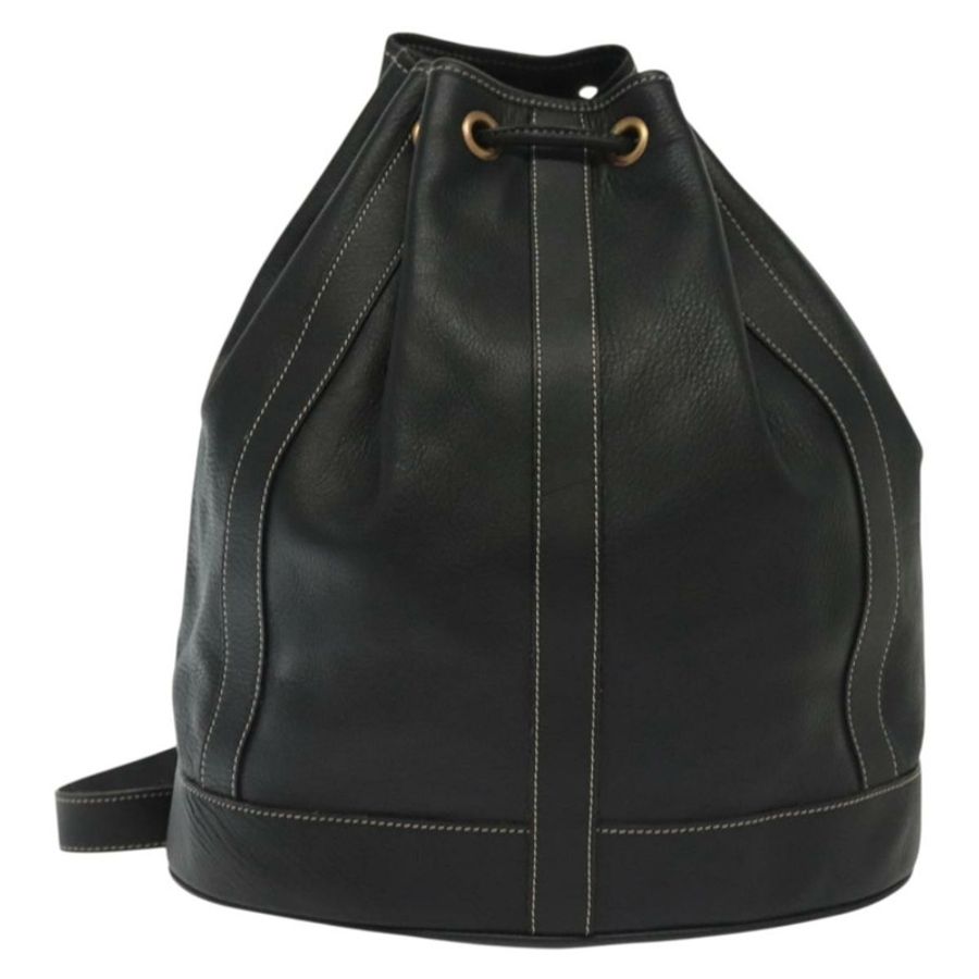 【日本直送】BALLY 黑色真皮單肩包 正品 BA5494-12