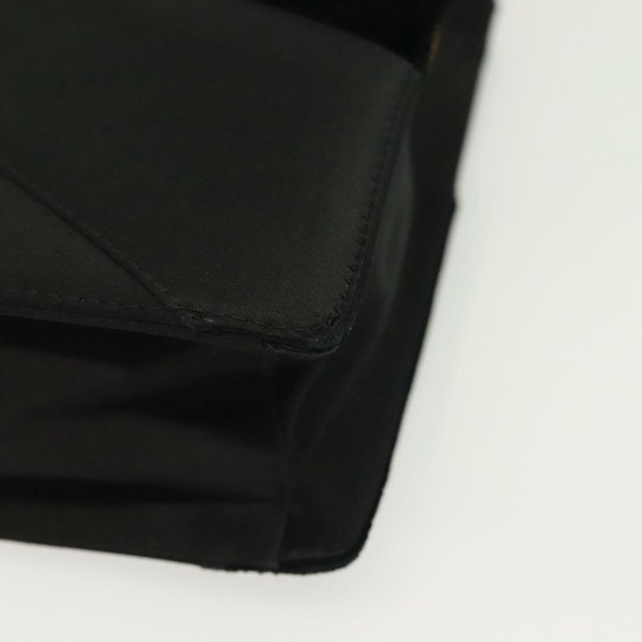 【日本直送】BOTTEGA VENETA 手提包 絲絨 黑色 銀色 正品 SW1491-7