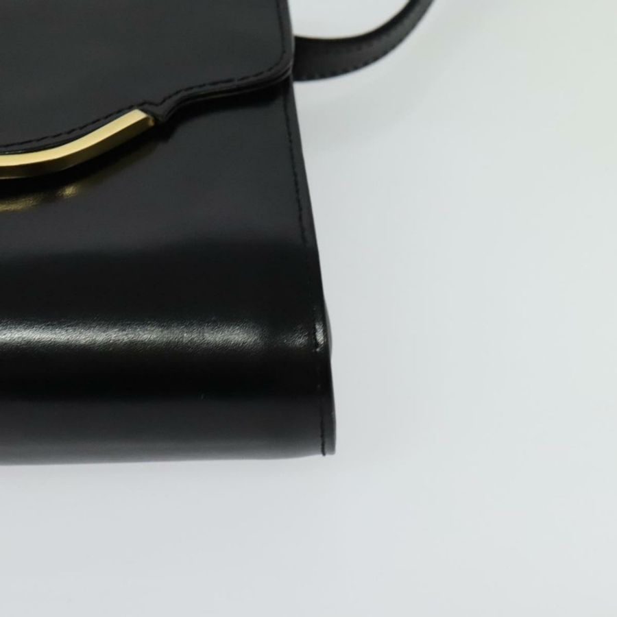 【日本直送】GUCCI 黑色金色皮革單肩包,正品編號 140948-14