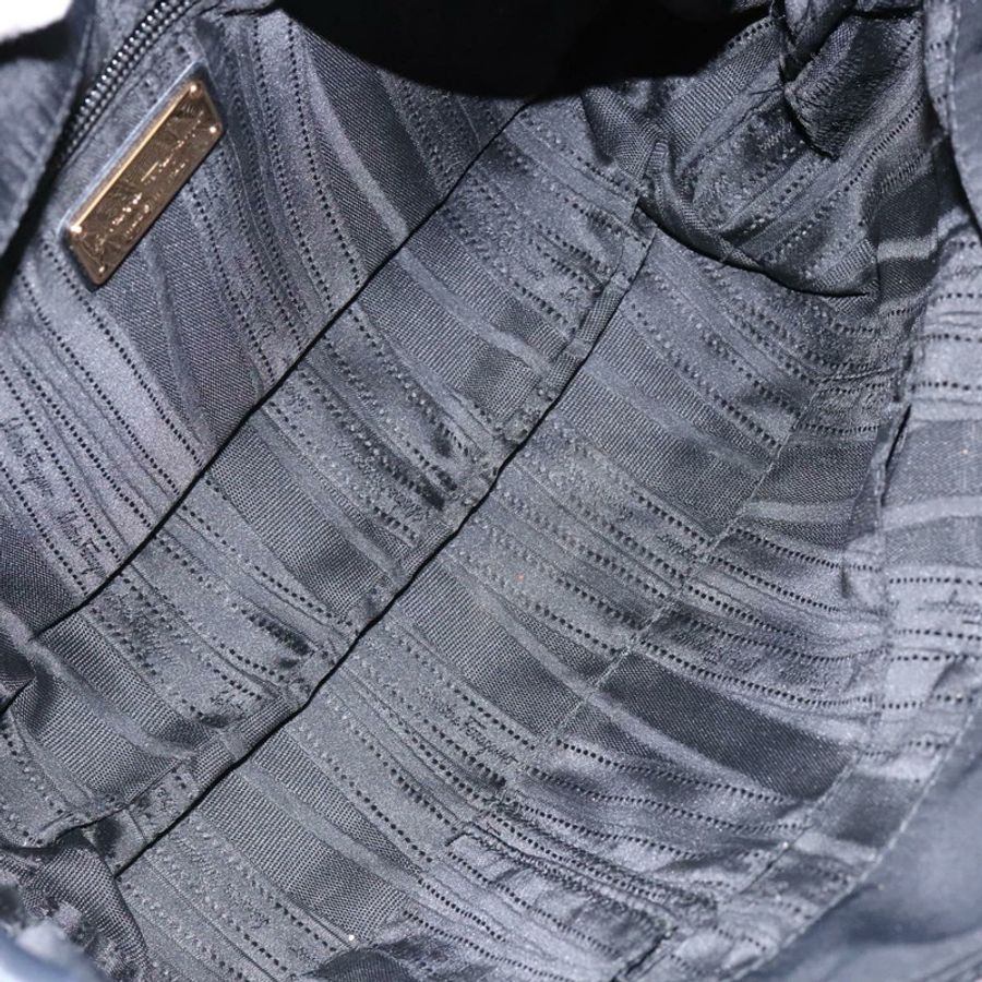 【日本直送】Salvatore Ferragamo Gancini 托特包 尼龍 黑色 金色 正品 BA5259-10