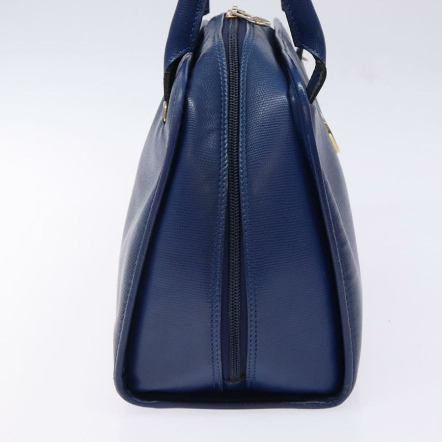 【日本直送】CELINE 手提包 皮革 藍色 金色 正品 141098-2