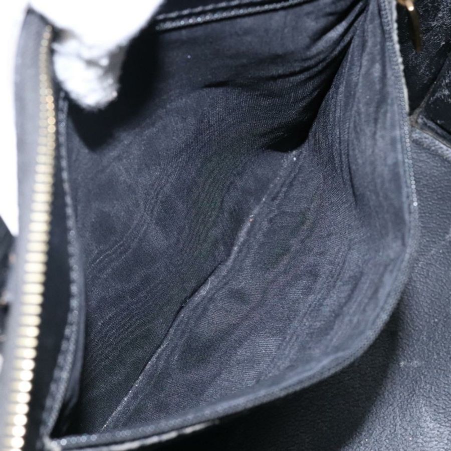 【日本直送】CELINE Macadam帆布手提包 PVC皮革 黑色 金色 正品 142120-22