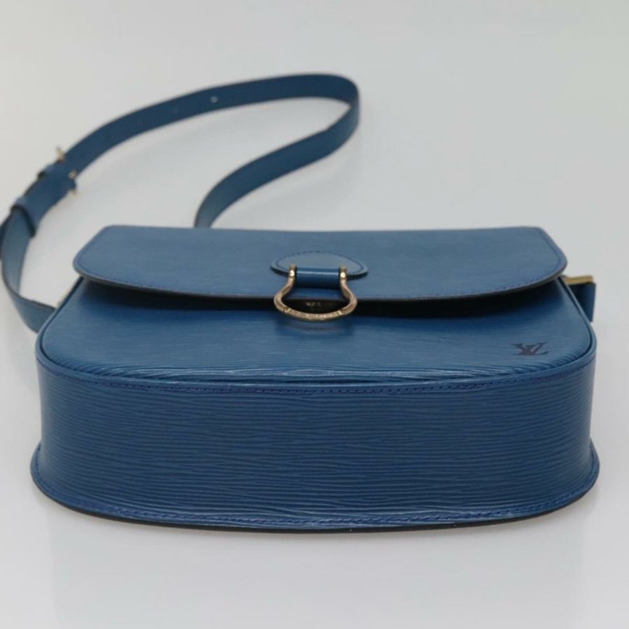 【日本直送】路易威登 Epi Saint Cloud GM 肩背包 托萊多藍 M52195 LV Auth yk19414-4