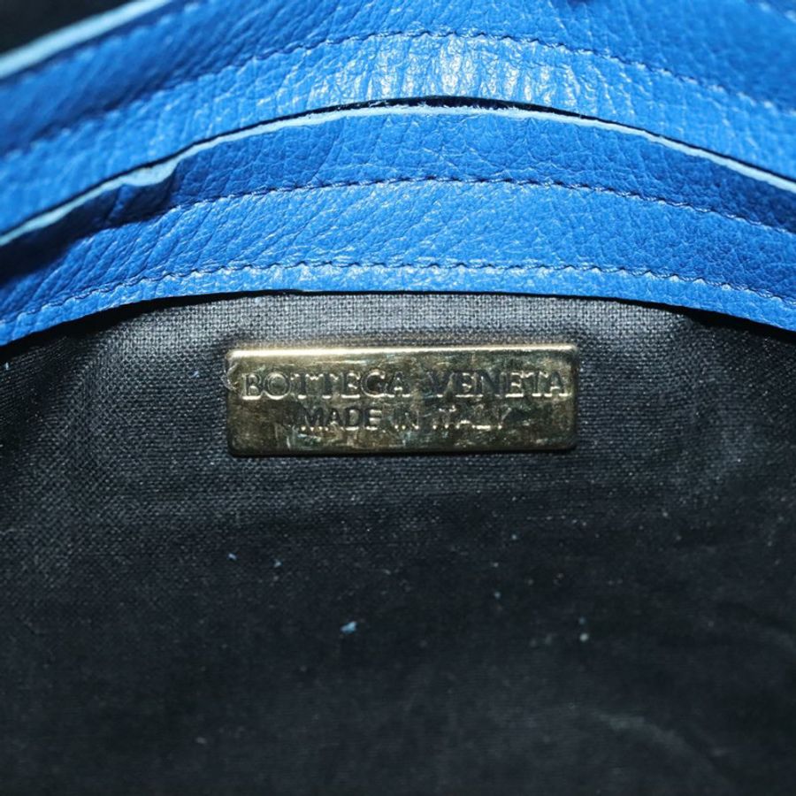 【日本直送】BOTTEGA VENETA 琺瑯藍單肩包 正品 135284-10