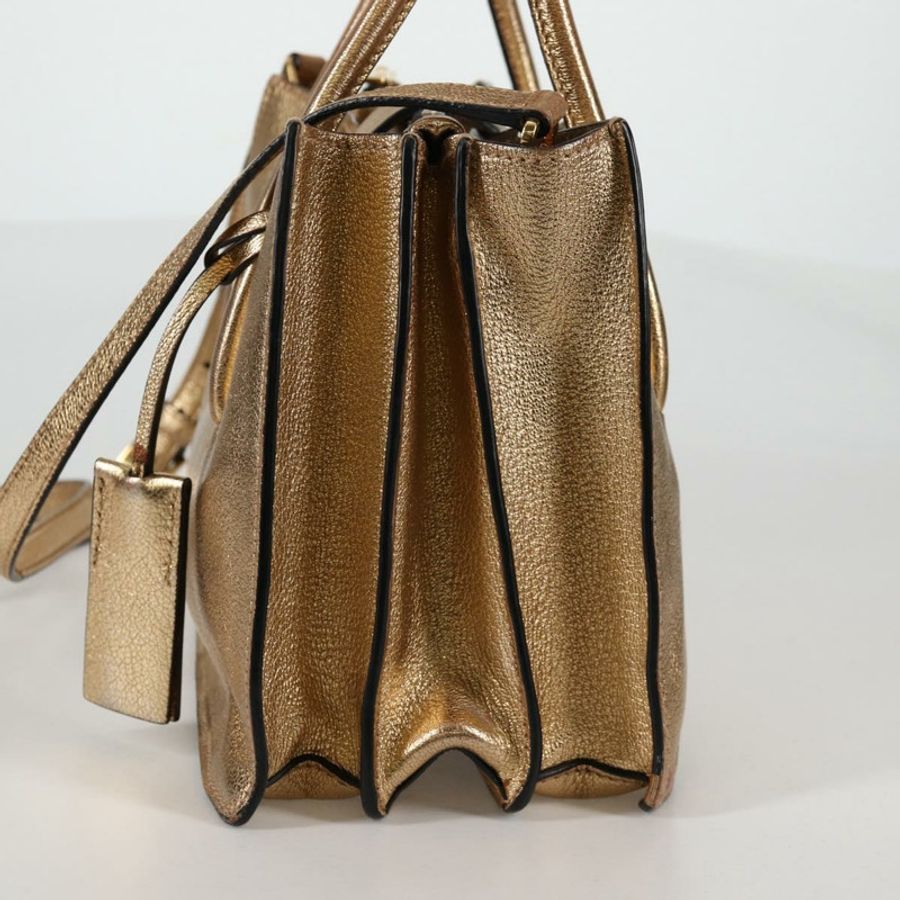 【日本直送】Miu Miu 手提包 皮革 2way 金色 正品 135307-3