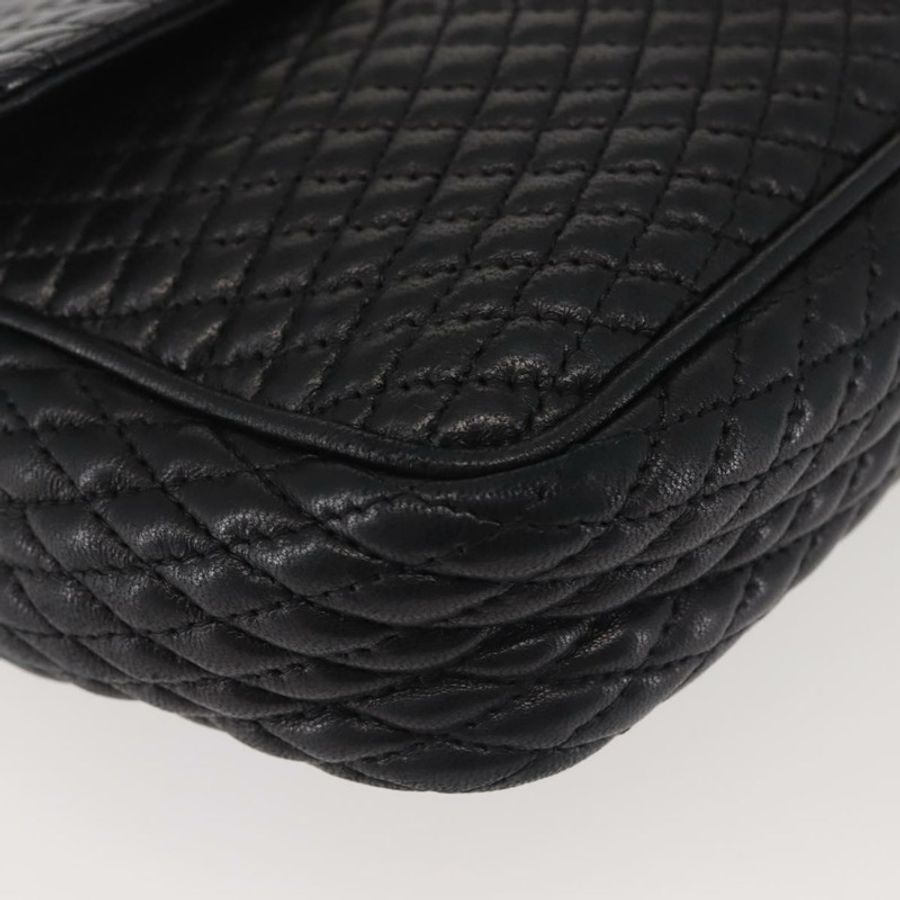 【日本直送】BALLY 鏈條單肩包 皮革 黑色 金色 正品 am9054-8