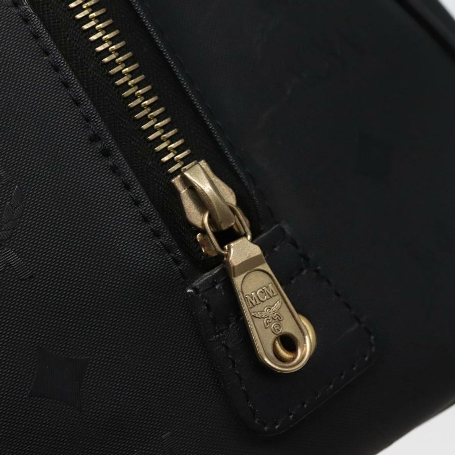 【日本直送】MCM Logoogram Vicetos 波士頓包 PVC 黑金 Auth am9026-9