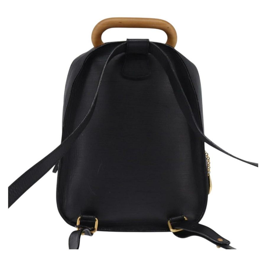 【日本直送】BALLY 皮革雙肩包 黑色 金色 正品 BA4807-1