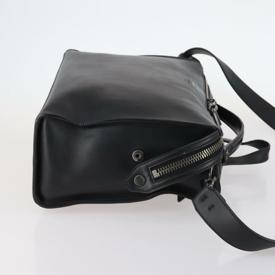 【日本直送】FENDI 手提包 皮革 兩用 黑色 正品 bs29449-2