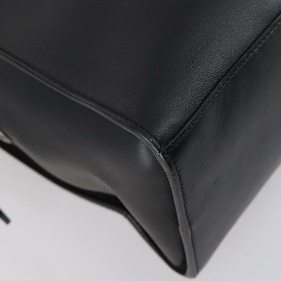 【日本直送】FENDI 手提包 皮革 兩用 黑色 正品 bs29449-8