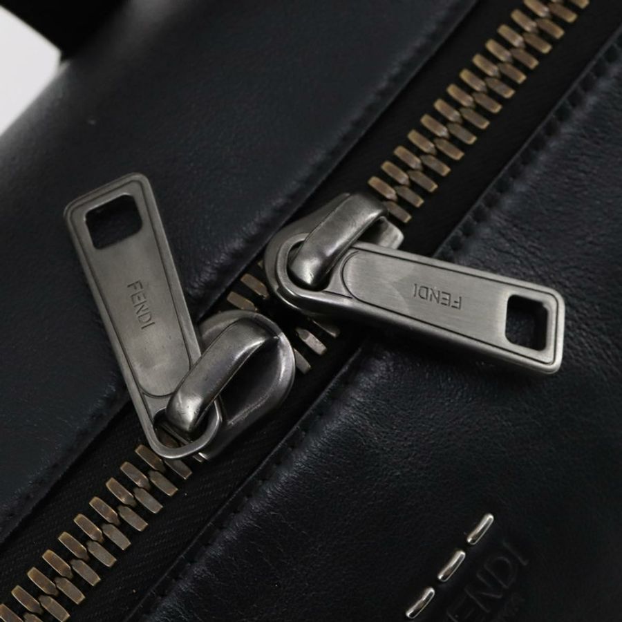 【日本直送】FENDI 手提包 皮革 兩用 黑色 正品 bs29449-9