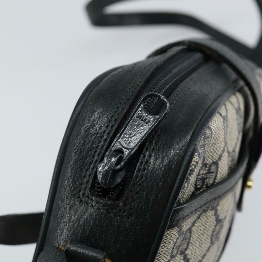 【日本直送】GUCCI GG Supreme Sherry Line 單肩包 PVC 海軍藍 金色 89 02 055 正品 143138-9