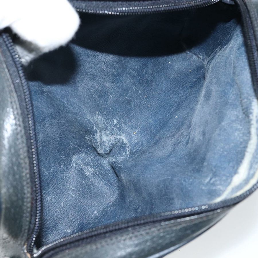 【日本直送】GUCCI GG Supreme Sherry Line 單肩包 PVC 海軍藍 金色 89 02 055 正品 143138-10