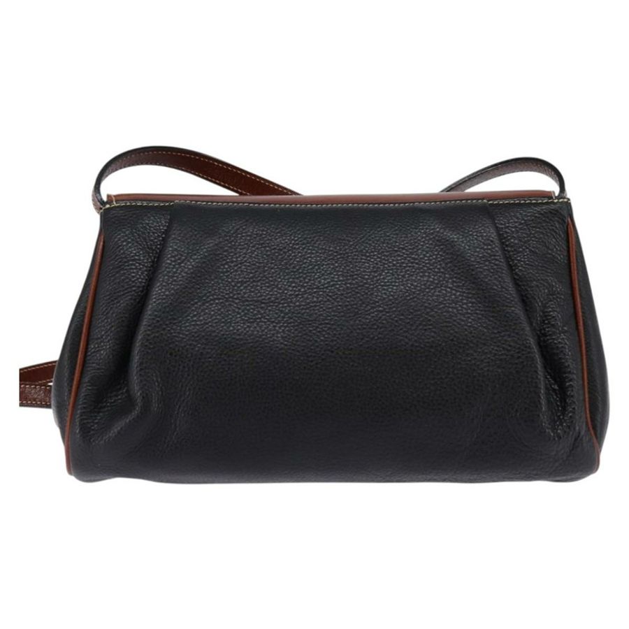【日本直送】BALLY 黑色金色皮革肩背包 正品 BA5594-1