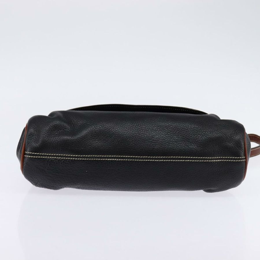 【日本直送】BALLY 黑色金色皮革肩背包 正品 BA5594-4