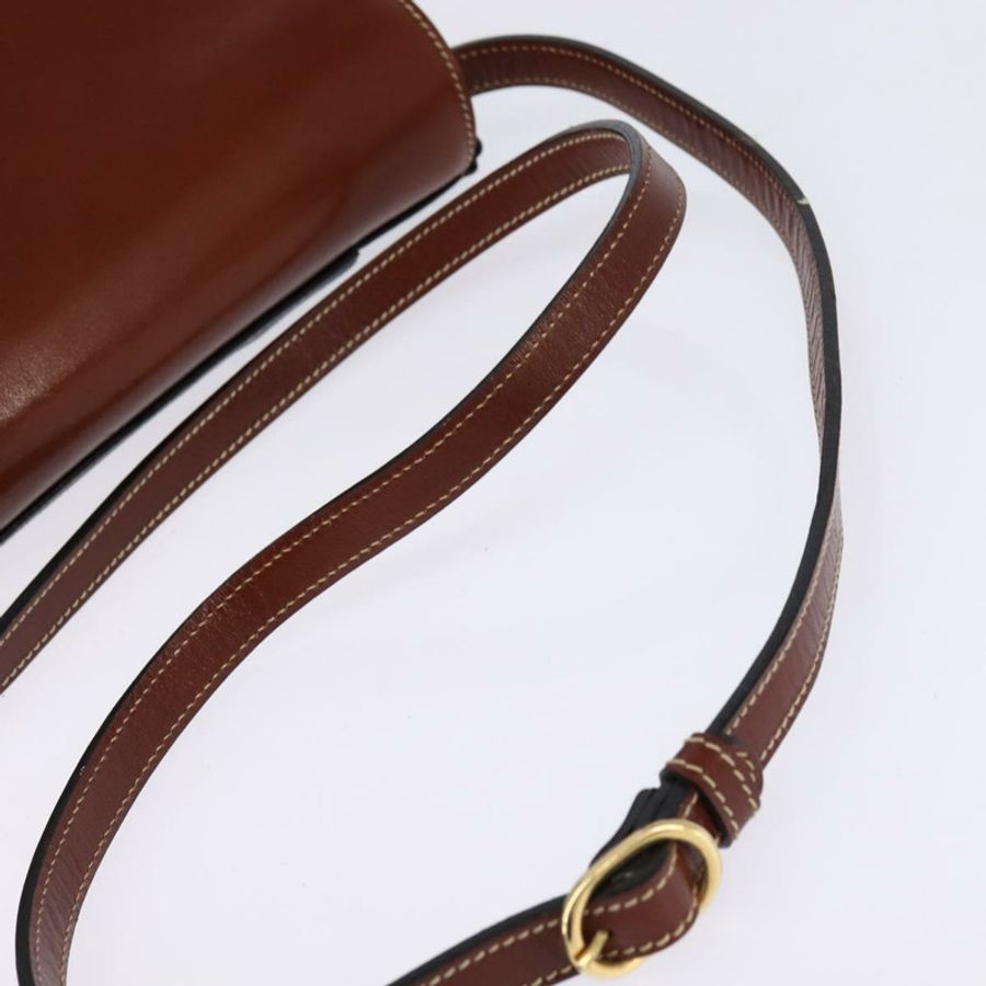 【日本直送】BALLY 黑色金色皮革肩背包 正品 BA5594-6