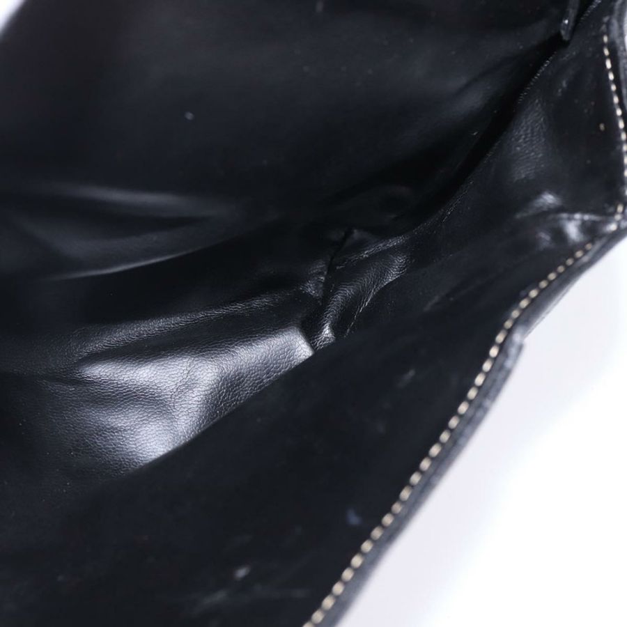 【日本直送】BALLY 黑色金色皮革肩背包 正品 BA5594-18