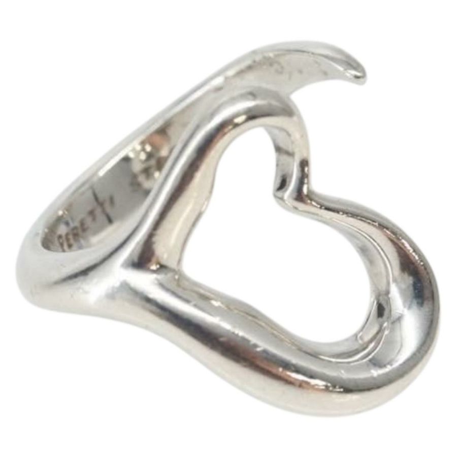 【日本直送】蒂芬妮 (TIFFANY&Co.) 鏤空心形戒指 925銀 正品 143839-0