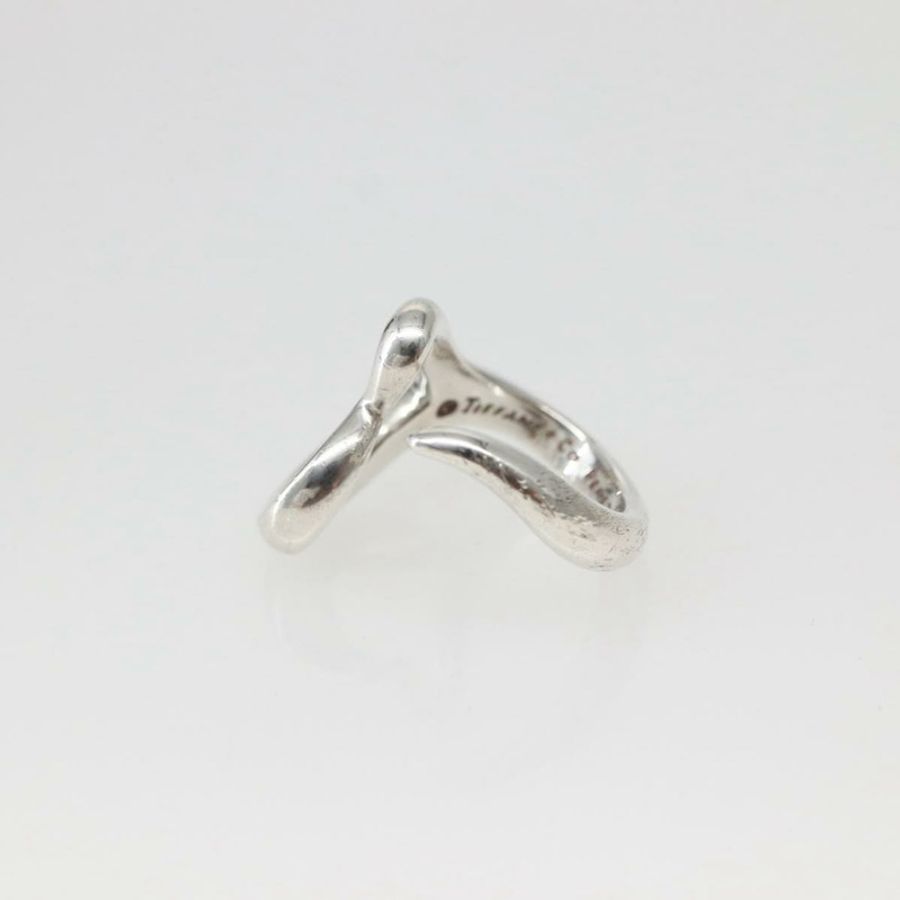 【日本直送】蒂芬妮 (TIFFANY&Co.) 鏤空心形戒指 925銀 正品 143839-2