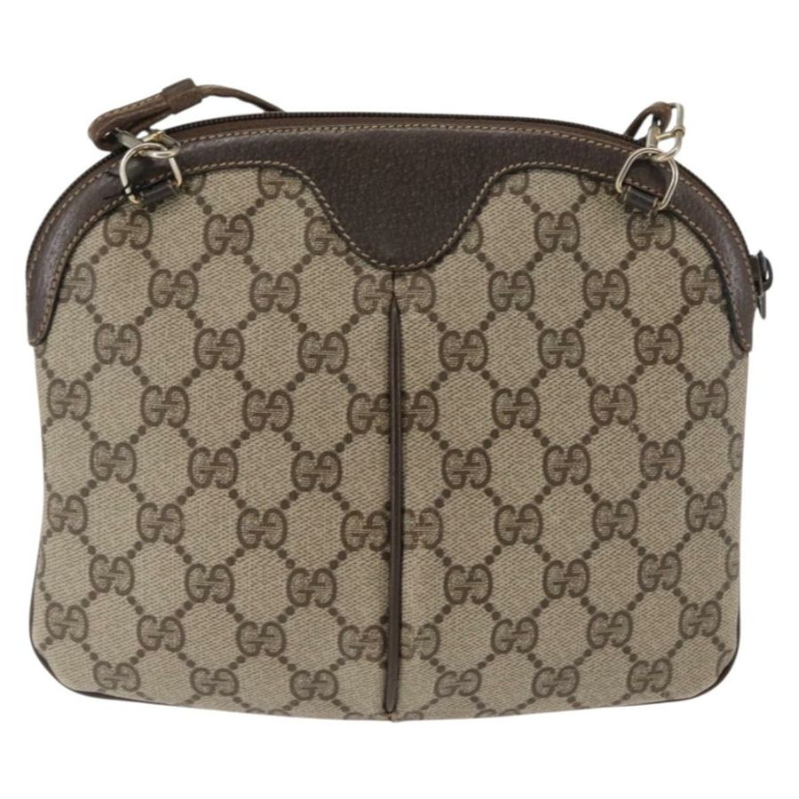 【日本直送】GUCCI GG Supreme Web Sherry Line 手提包 PVC 米色 金色 紅色 904 02 047 正品 BA6221-1