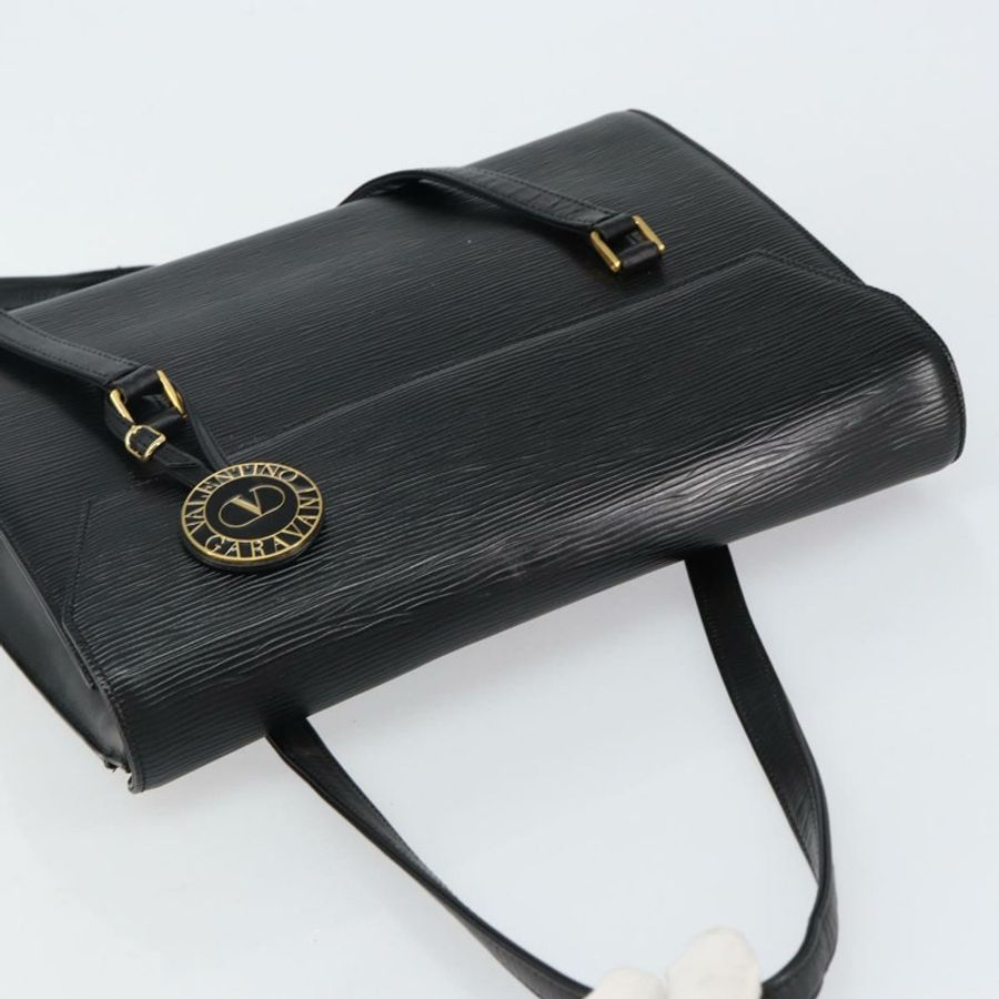 【日本直送】華倫天奴 (VALENTINO) 黑色金色皮革單肩包,正品 BA6292-5